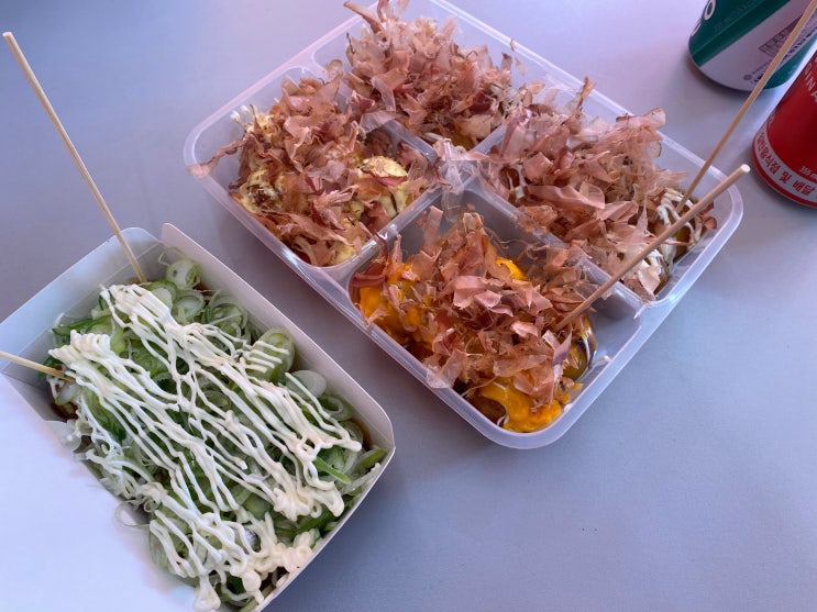  점심부터 타코야끼 - 타코비 당산점 또간집 / 쌀통닭 당산역점 똥집튀김, 반반, 기똥찬 해물라면