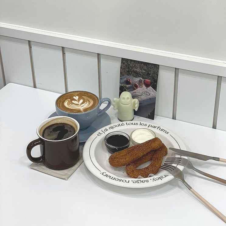  사림동 신상 카페 창원대 츄러스 맛집 : 치어리