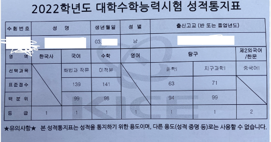  수능마무리 전략