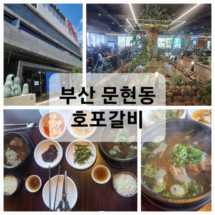  [부산 문현동 맛집] 호포갈비, 대왕갈비가 퐁당 인생 왕갈비탕