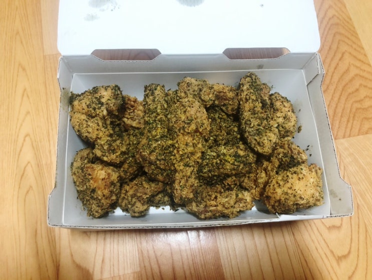  바른치킨 바질바삭 허브시즈닝 치킨 내돈내산 리뷰