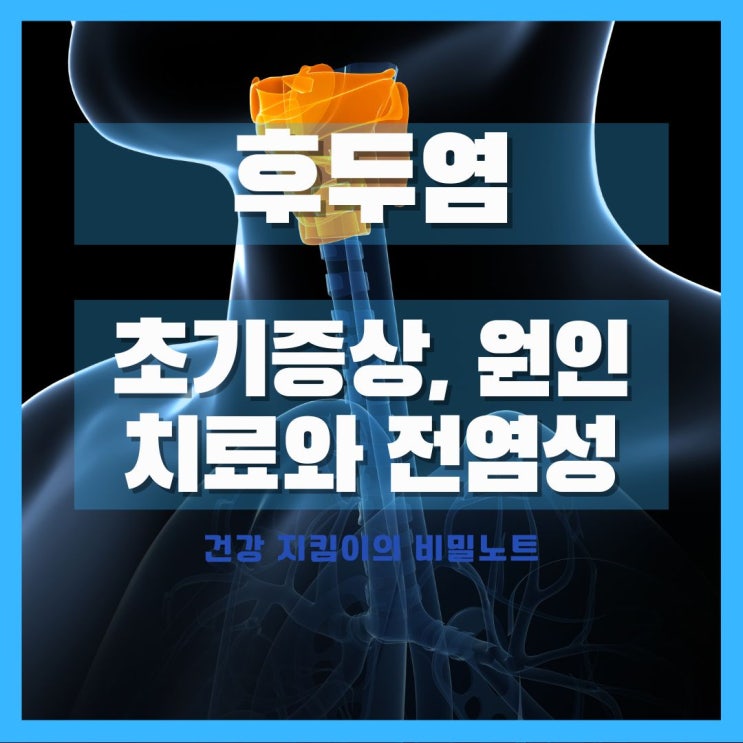  기침과 목소리 변화? 후두염 초기증상 원인 치료 전염