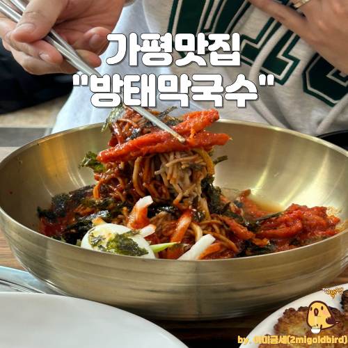  아점으로 딱! 가평 막국수 맛집_“방태 막국수” 아침고요수목원점(feat.감자전)