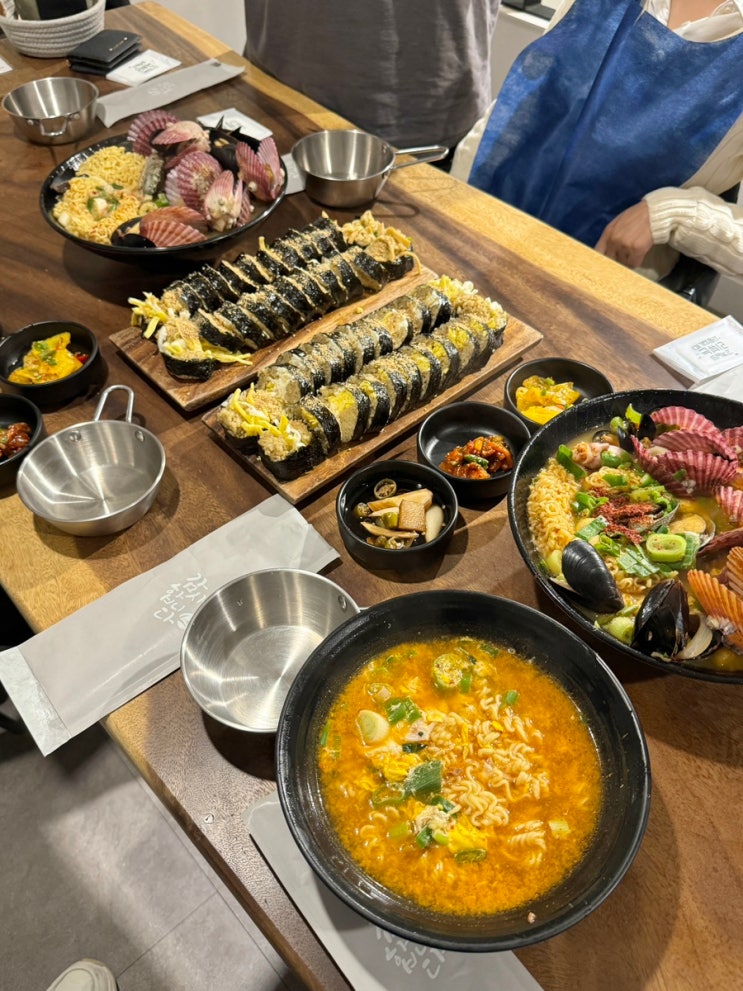거제장승포맛집 해물라면&김밥 맛집, 한끼 #메뉴추천