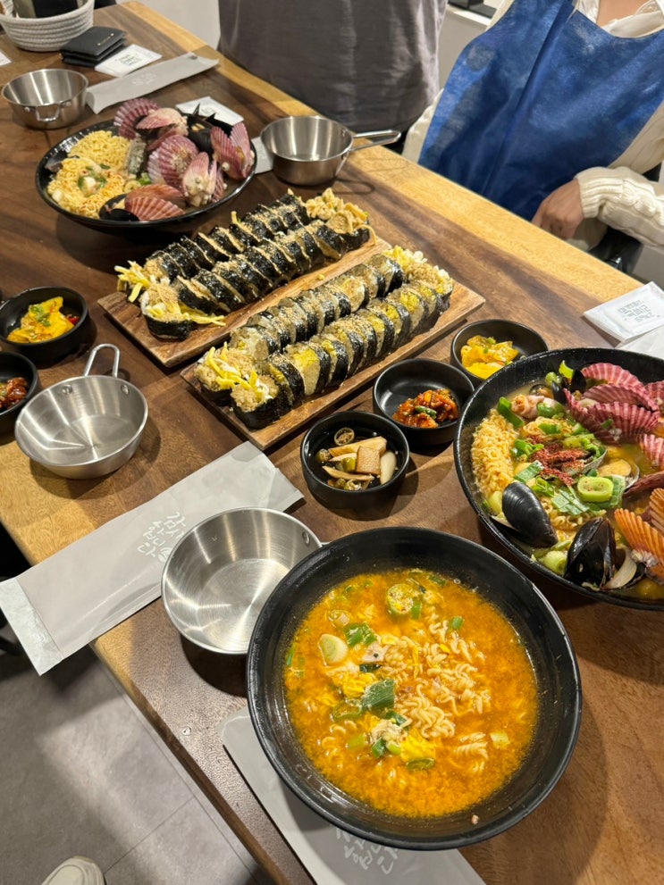  거제장승포맛집 해물라면&김밥 맛집, 한끼 #메뉴추천