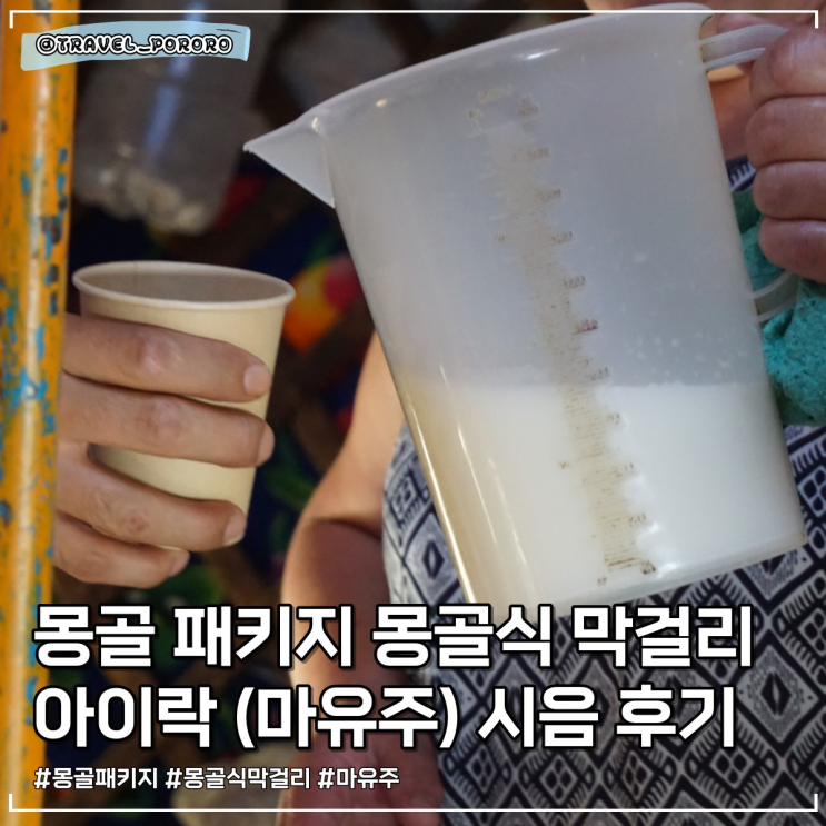 몽골 패키지 | 교원투어 3박 4일 몽골여행 현지식 막걸리  마유주 체험 후기