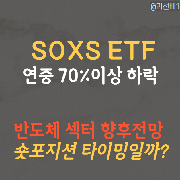 SOXS ETF 주가 전망과 배당 정보 1분만에 정리(ft. SOXL 비교)
