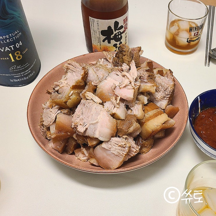  용인 김량장동 정육점 중앙축산(일선선포크)에서 수육고기 구매