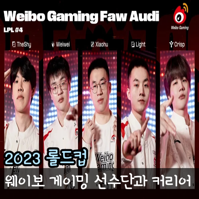  웨이보 게이밍 선수단 전력 확인 T1 결승 상대