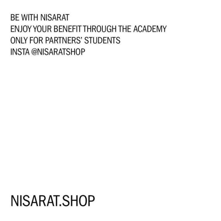  Be with @nisaratshop
