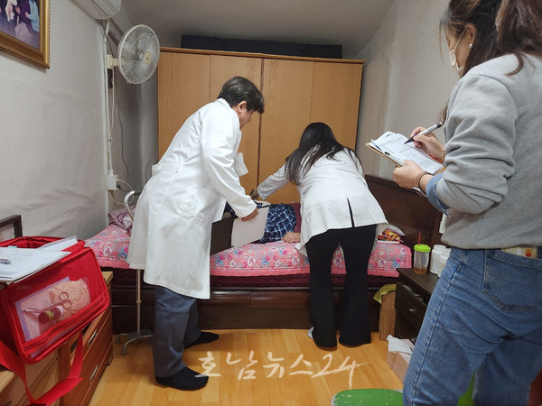  여수시, 75세 이상 거동불편 어르신 대상 방문의료지원센터 의료-돌봄 서비스 큰 호응