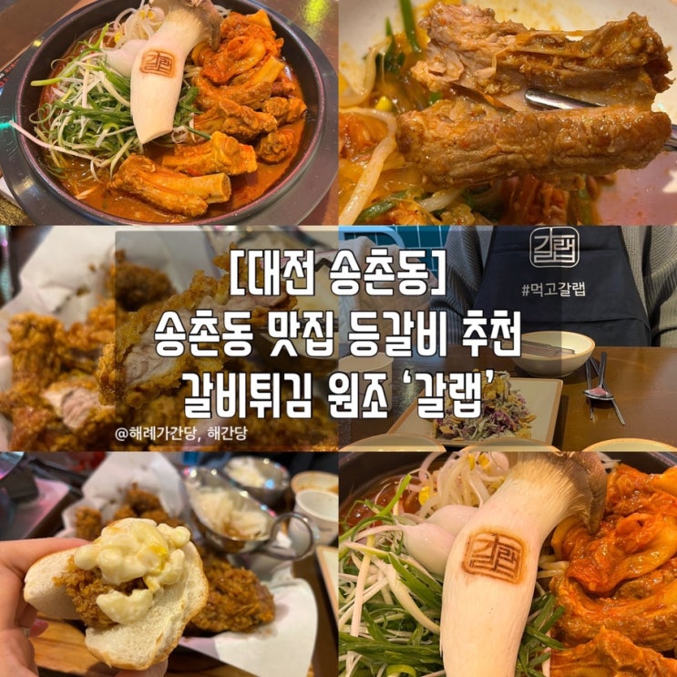  [대전 송촌동] 송촌동 맛집 등갈비 추천 갈비튀김 원조‘갈랩’