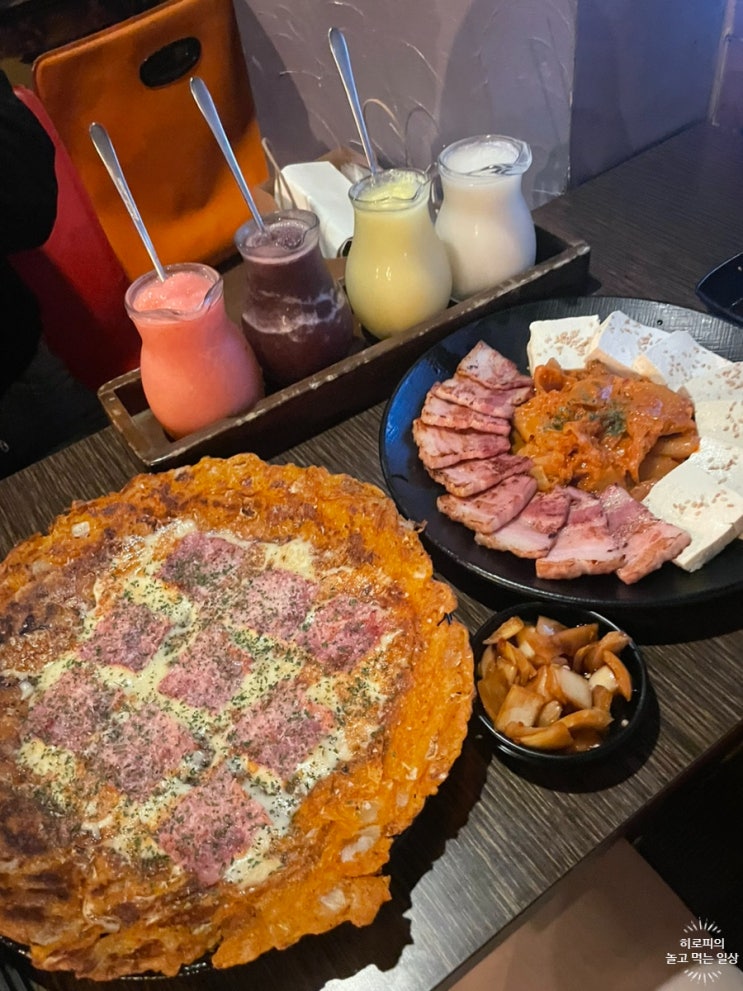  인천/부평 치즈김치전과 다양한 막걸리가 있는 호호알락