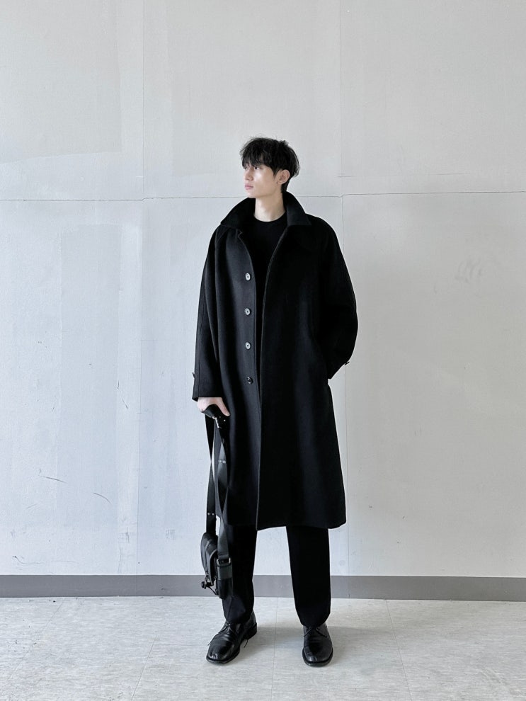  라퍼지스토어 Lafudgestore 2023 F/W 울리치 히든 오버 발마칸 코트 무신사 착샷 리뷰 후기
