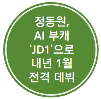 <b>정동원</b>, AI 부캐 ‘JD1’으로 내년 1월 전격 데뷔