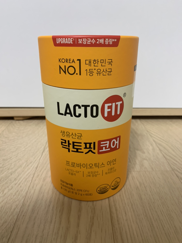 장건강을 위한 유산균 [종근당 락토핏 생유산균 코어] 내돈내산 리뷰