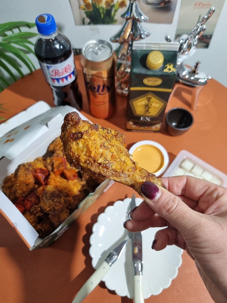  치킨맛집 굽네 신제품 마라 치킨 추천