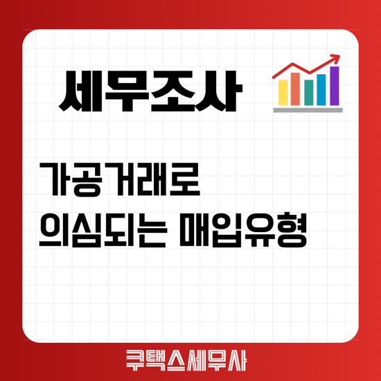  가공거래로 의심되는 매입유형