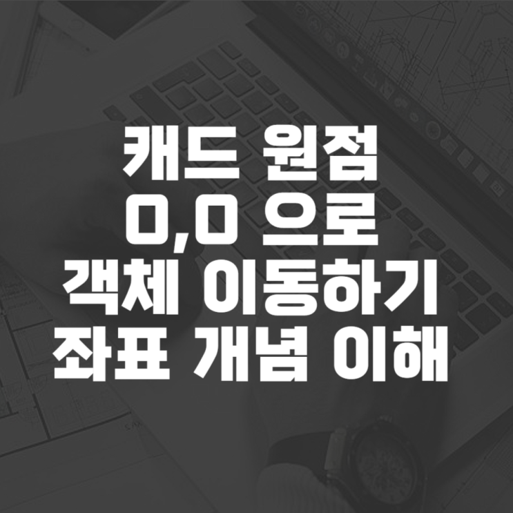  캐드 원점으로 이동하기