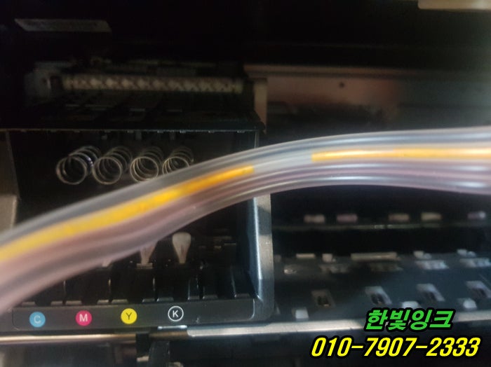 김포 구래동 무한잉크 hp8710 무한 프린터수리 잉크튜브 막힘으로 출력물 불량 호수 교체 설치 작업 김포 구래동 무한잉크 hp8710 무한 프린터수리 잉크튜브 막힘으로 출력물 불량 호수 교체 설치 작업
