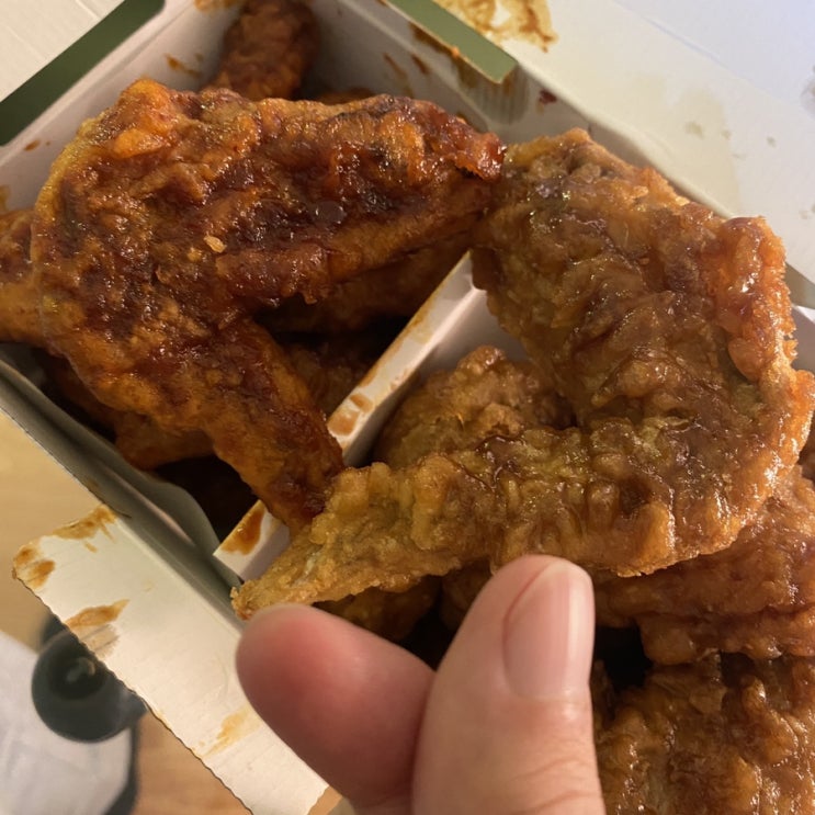  교촌치킨 점보윙 시리즈먹고 캘린더 받는 꿀팁