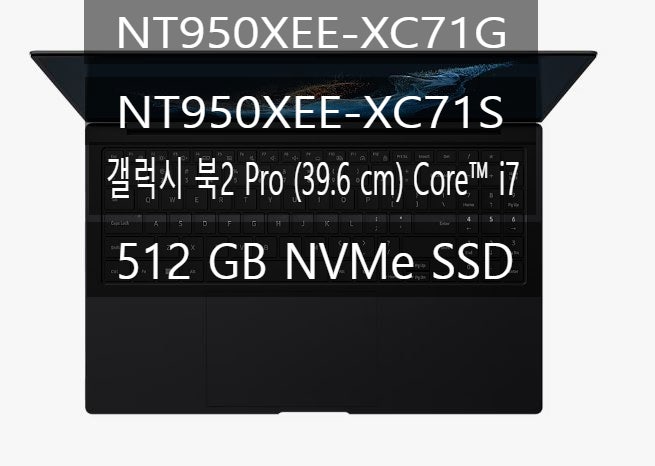 NT950XEE-XC71G/-XC71S/갤럭시 북2 Pro (39.6 cm) Core i7 / 512 GB NVMe SSD