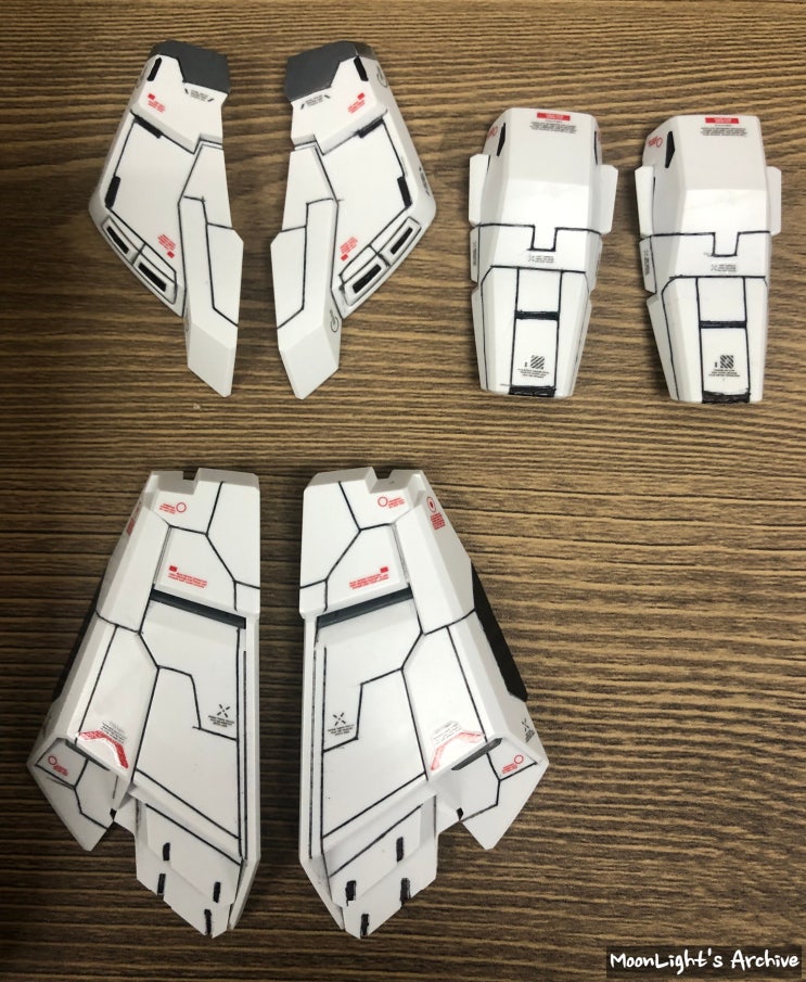  MG 시난주 스타인 Sinanju Stein "Ver.Ka" - 데칼 Waist , Weapon , Shield