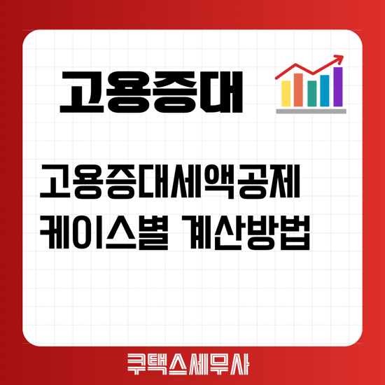  고용증대세액공제 계산법