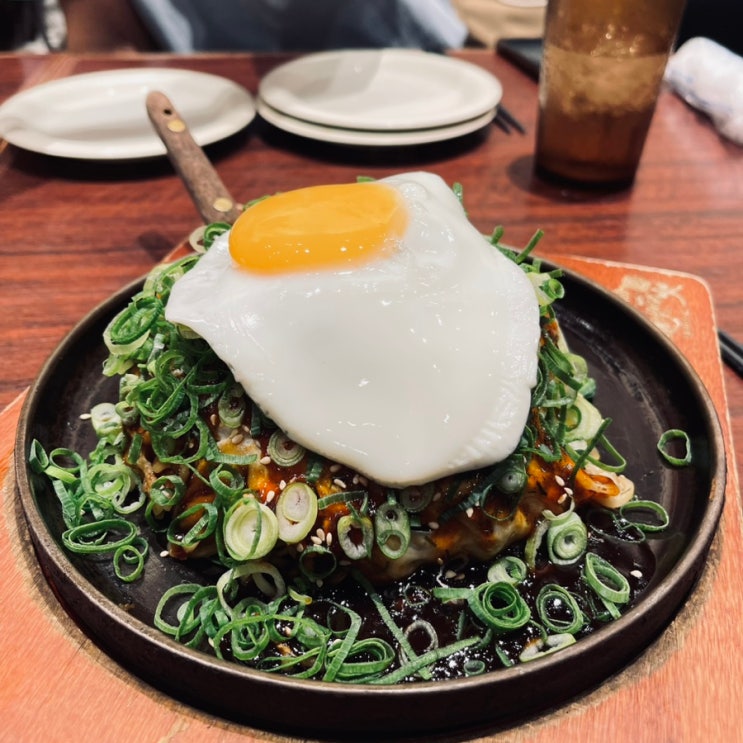  도쿄역 맛집 압도적 비쥬얼 오코노미야끼 덴코세카