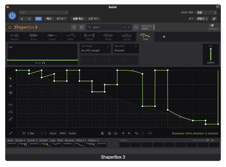  ShaperBox 3 - Time Shaper 사용법