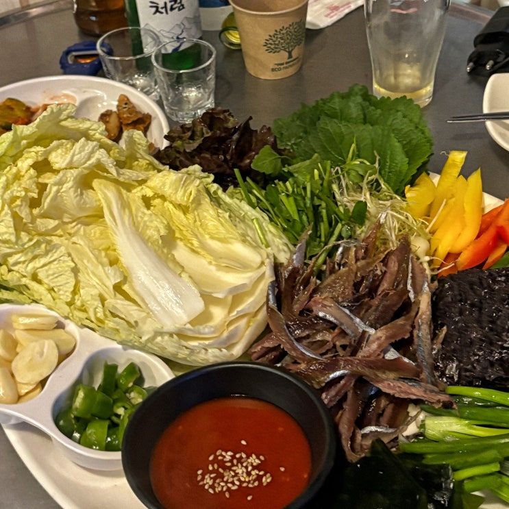  강릉 송정해수욕장 술집, 현지인  노포 과메기 맛집 종점포차(+노마드인강릉)