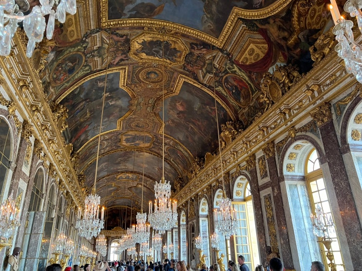 [유럽 여행] Day 20. ① 프랑스 파리 | 베르사유 궁전, 자크루이 다비드의 나폴레옹 1세의 대관식, 거울의 방, 베르사유 조약, 베르사유 정원