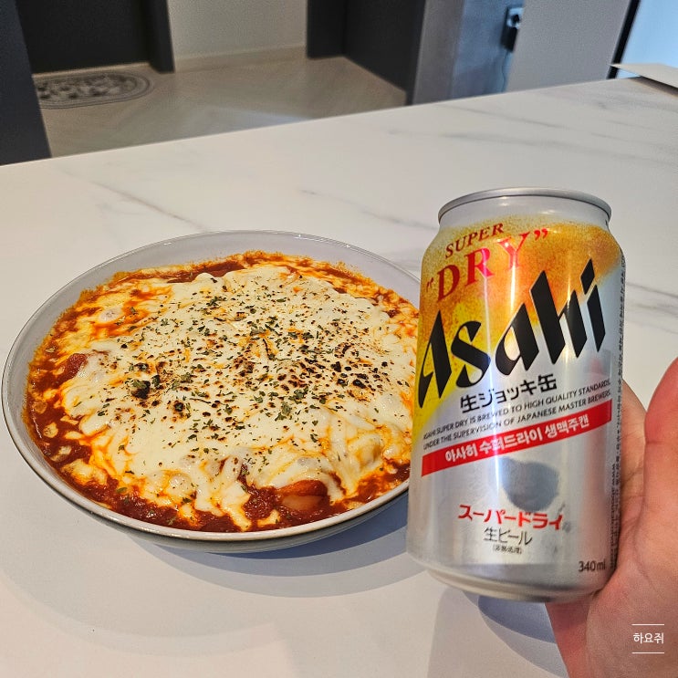  간단 술안주 혼술 메뉴로도 좋은 김치만두 소시지 치즈 그라탕 만들기