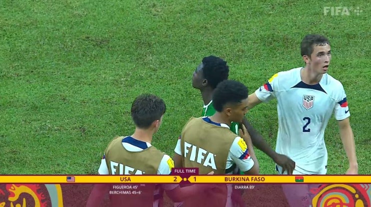  2023 FIFA U-17 월드컵 E조 2차전 미국 vs 부르키나파소