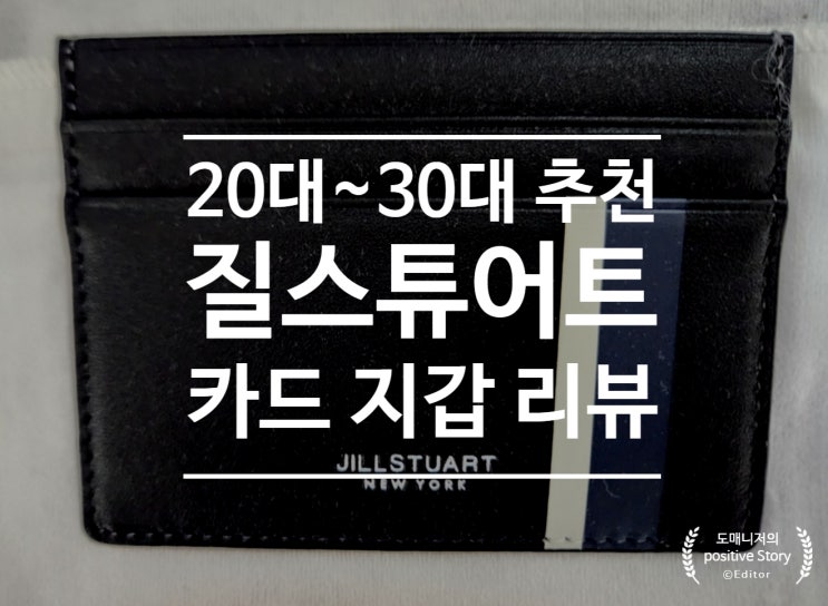  질스튜어트 카드지갑 리뷰_남자 카드지갑 추천 [제품 리뷰]
