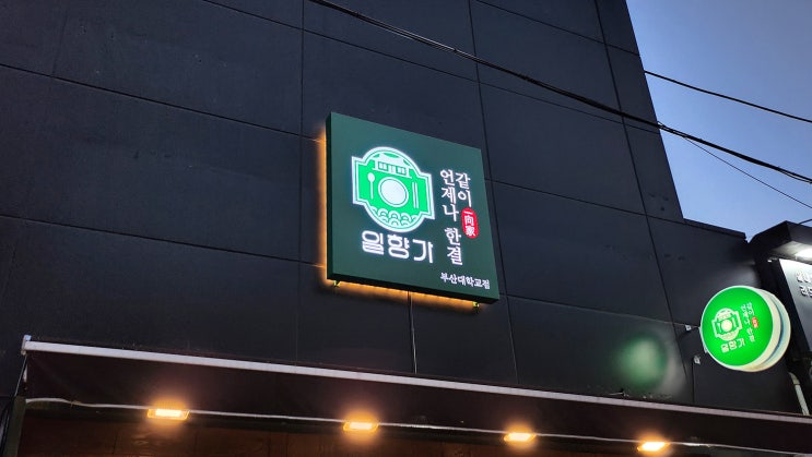  [부산대] 일향가 _안심카츠 정식. 먹어보기