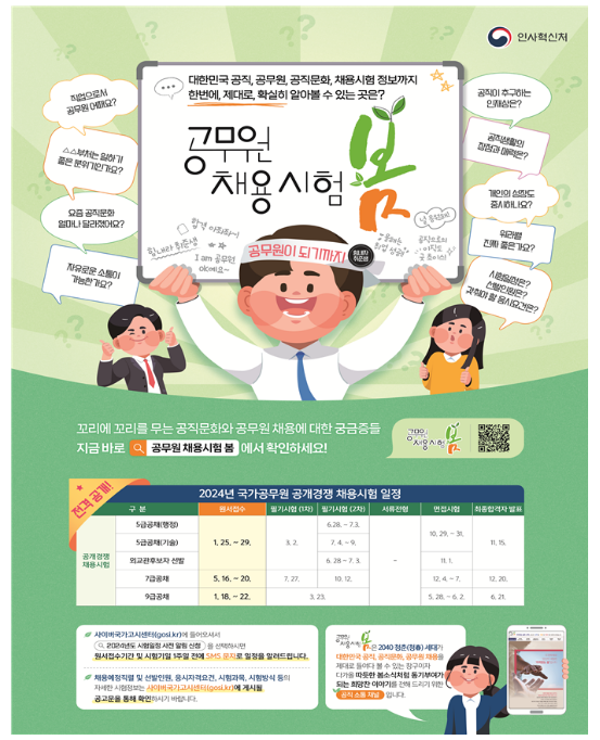 “수험생이 궁금해하는 공직 정보, 한곳에 다 있다” “수험생이 궁금해하는 공직 정보, 한곳에 다 있다”