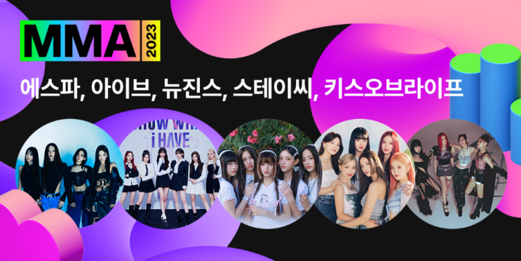 스테이씨∙<b>키스오브라이프</b>, ‘MMA2023(<b>멜론</b>뮤직어워드)... 