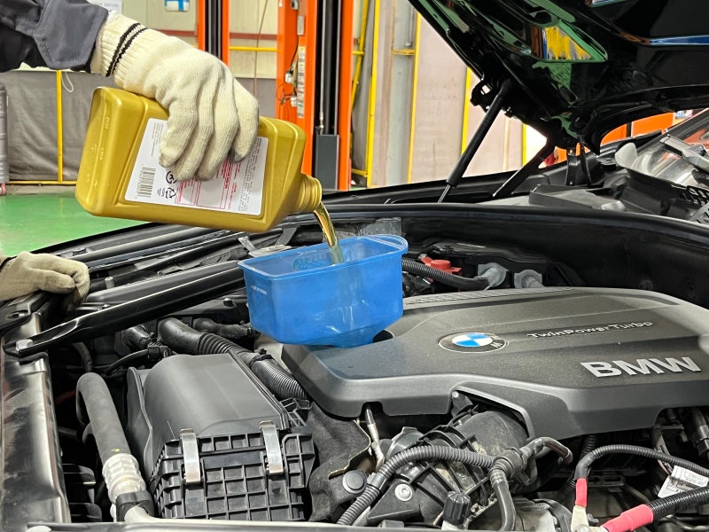 보증기간 끝난 BMW 520d, ACDelco 강서서비스센터에서 엔진오일 교체하기