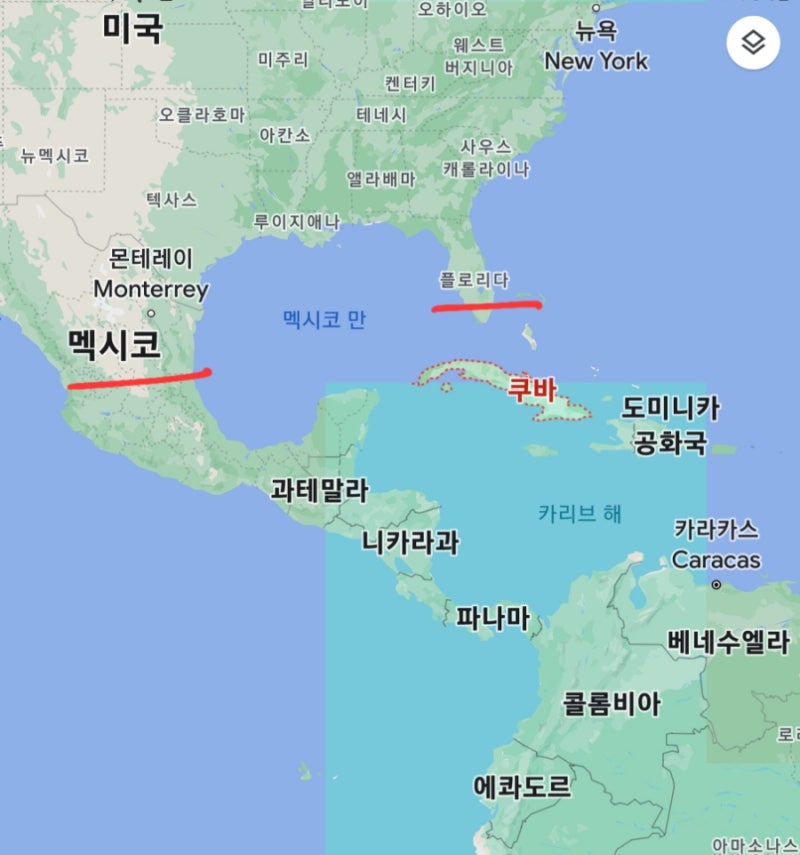 중미 쿠바여행 위치 지도 수도 아바나 산타클라라 체게바라 이후 미국여행비자 : 네이버 블로그