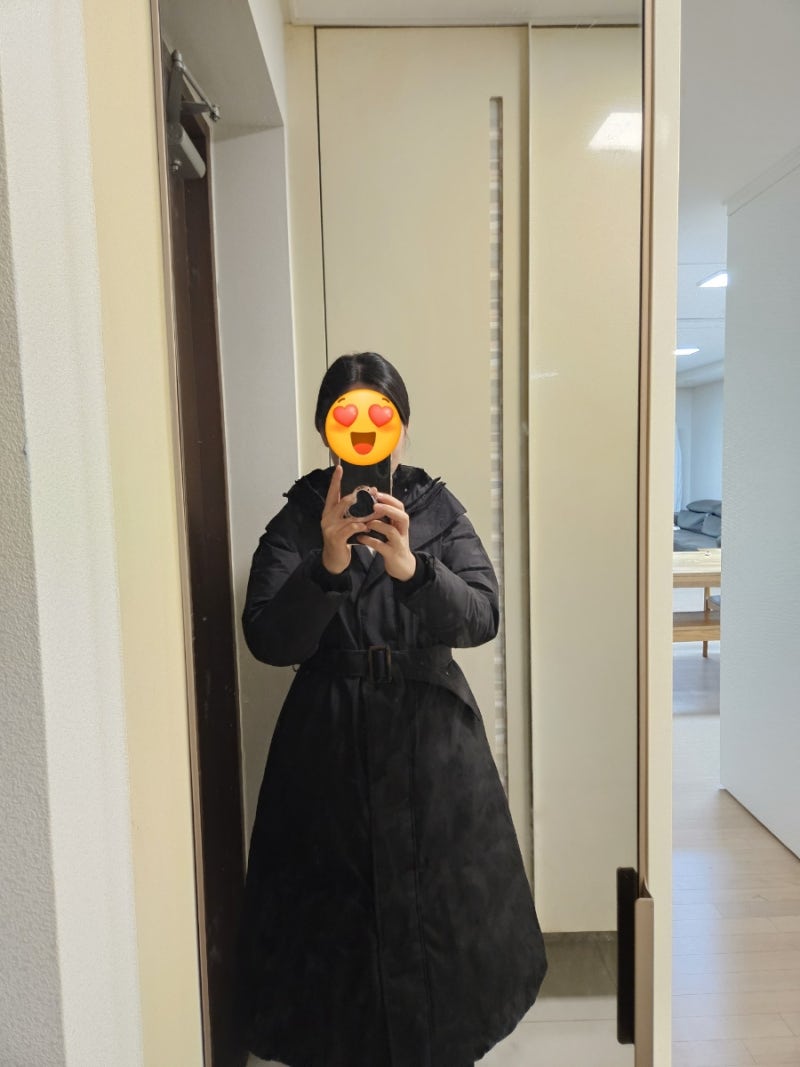 노비스 롱패딩 아우라 xxs 구매후기