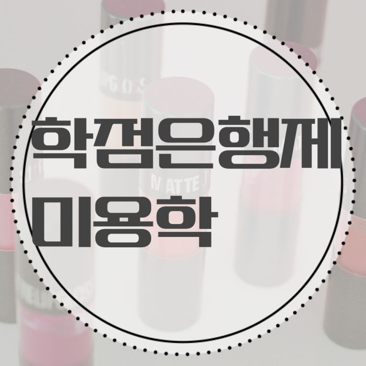  미용사종합자격증 필기 취득방법 핵심 정보 가득 드려요 .