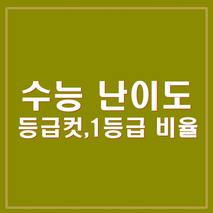 2024 <b>수능</b> 과목별 <b>난이도</b>, 등급컷, 1등급 비율, 최고 표준점수... 