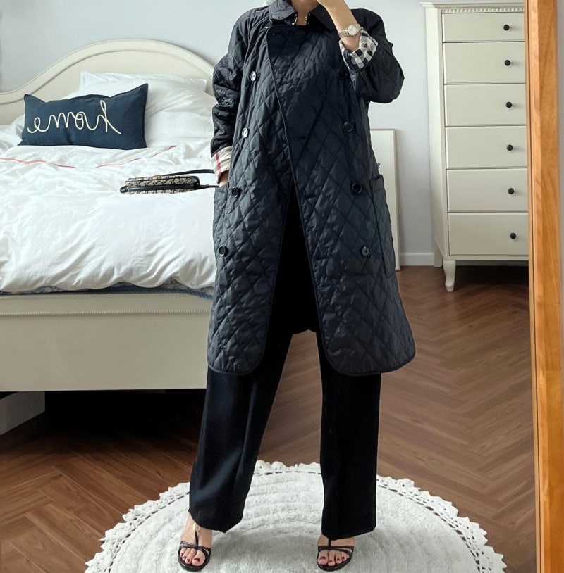 좋은 옷 소장해요~♥, 버버리 TYTHING(타이팅) 여성 퀼팅 자켓,스타일팁도 함께