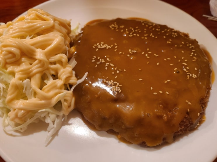  면목동 돈가스 맛집 가나점보돈까스 꿀 조합!!