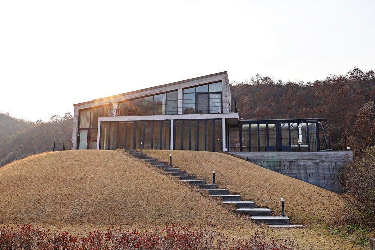  숙소로 떠나는 가을여행 강원도 홍천 더체어 풀빌라펜션