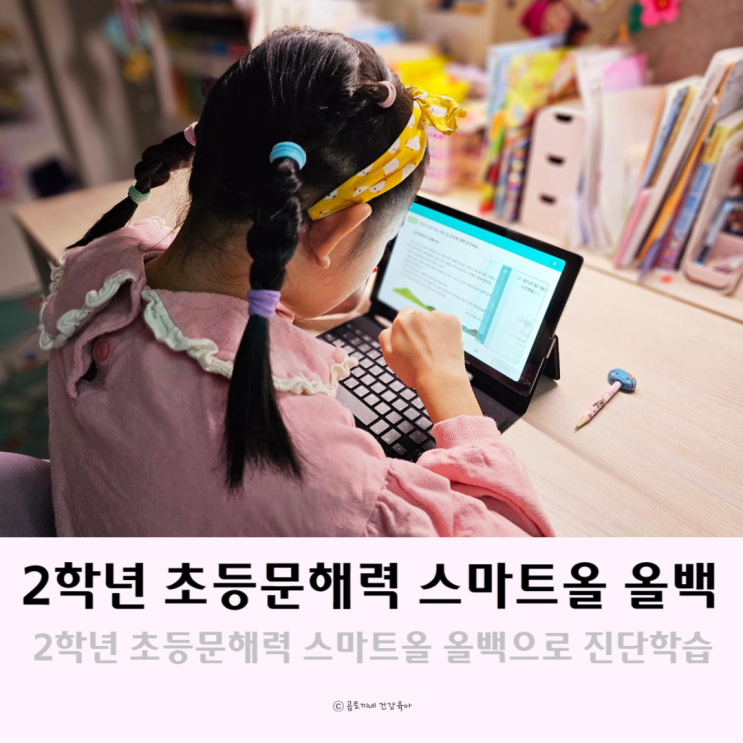 2학년 초등문해력 스마트올 올백으로 진단하고 학습해요