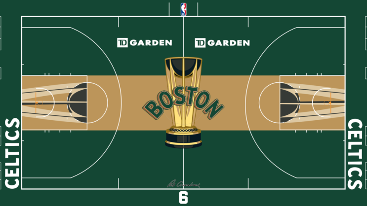 [미국 농구 | 경기장] NBA 인시즌 토너먼트 코트 바닥 디자인 (23-24시즌)