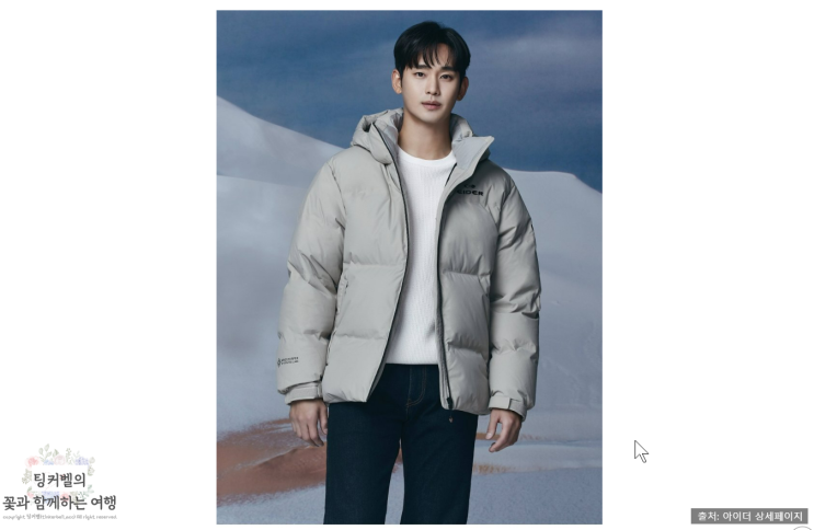  아이더 김수현 패딩 85% 할인 구스 숏패딩 사이즈 블프세일 총정리
