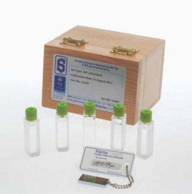  Nicotinic Acid (210-260 nm) / UV 검교정 표준물질 / Starna 스타나 / 흡광도 정확성 선형성 검정 / RM-06A RM-12A RM-18A